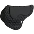 Hilason Memory Foam Saddle Pad Black – Breathable Quilted Non-Slip Horse Saddle