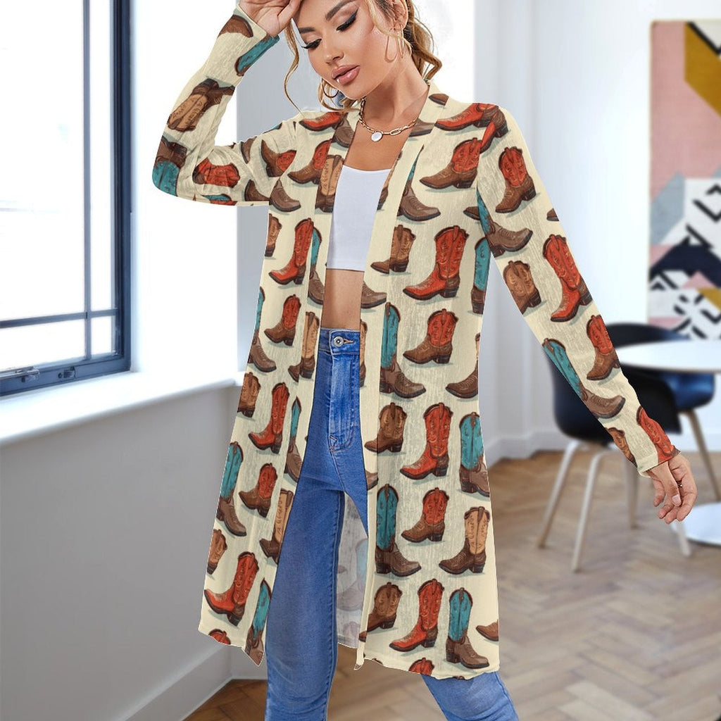 Baha Ranch New Got My Boots Lightweight Cardigan by Baha Ranch Western Wear - product image 4