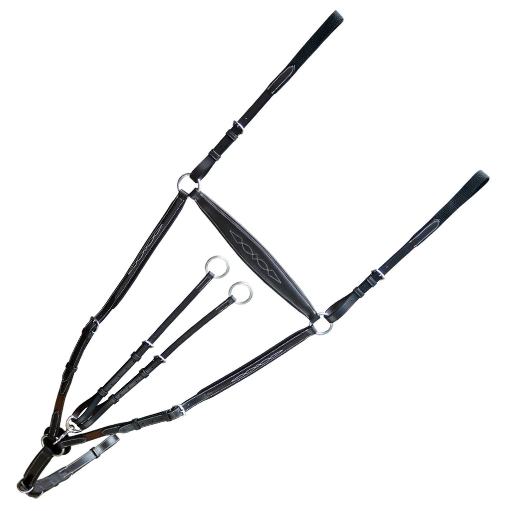ExionPro Hunting Breastplate with Wide Bridge by Bridles & Reins
