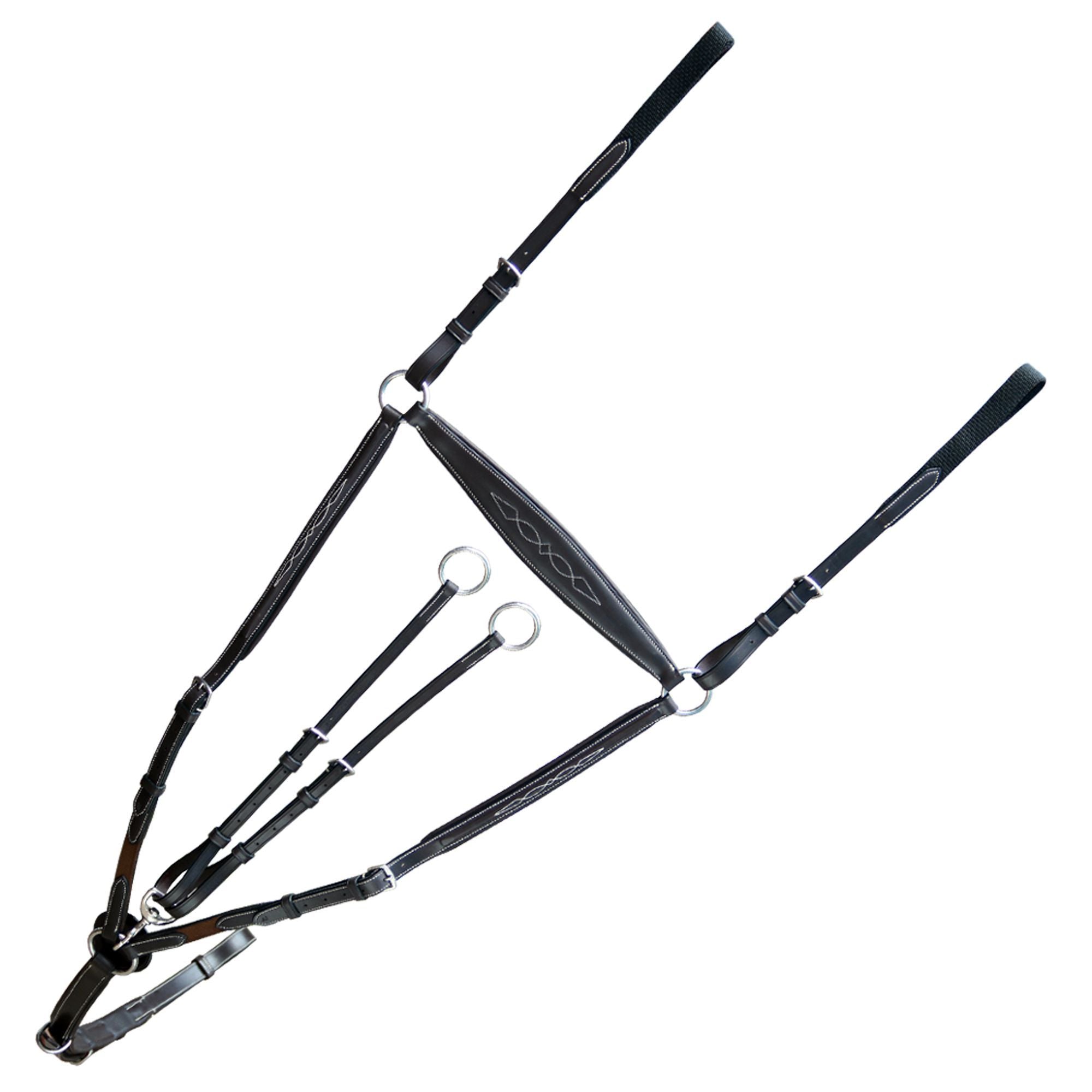 ExionPro Hunting Breastplate with Wide Bridge by Bridles & Reins