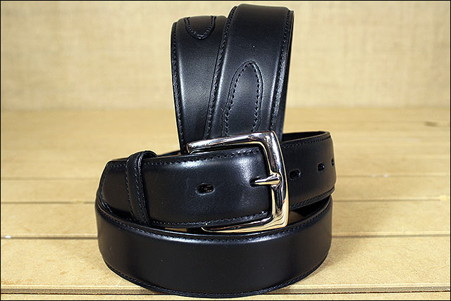 Black New Mens Durable Pure Leather Belt Removable Buckle