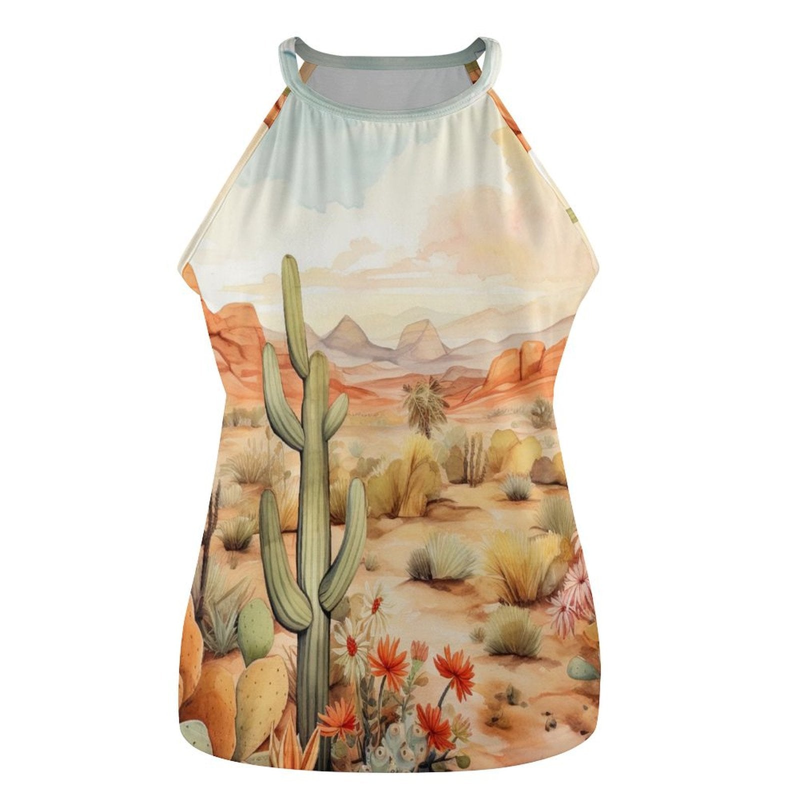 Baha Ranch Cactus Desert Women's Tank Top by Baha Ranch Western Wear - product image 3
