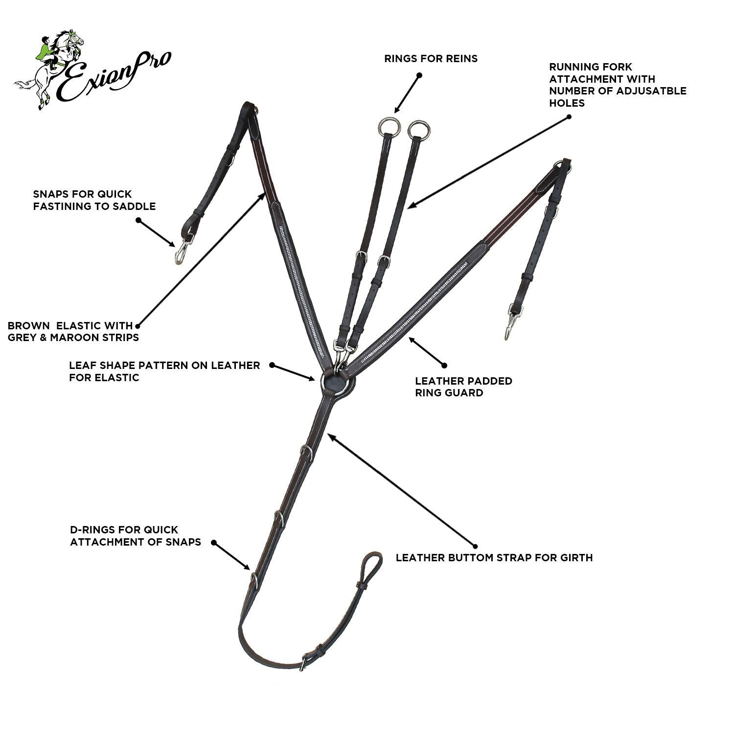 ExionPro Bling Breastplate by Bridles & Reins - alternate view 5