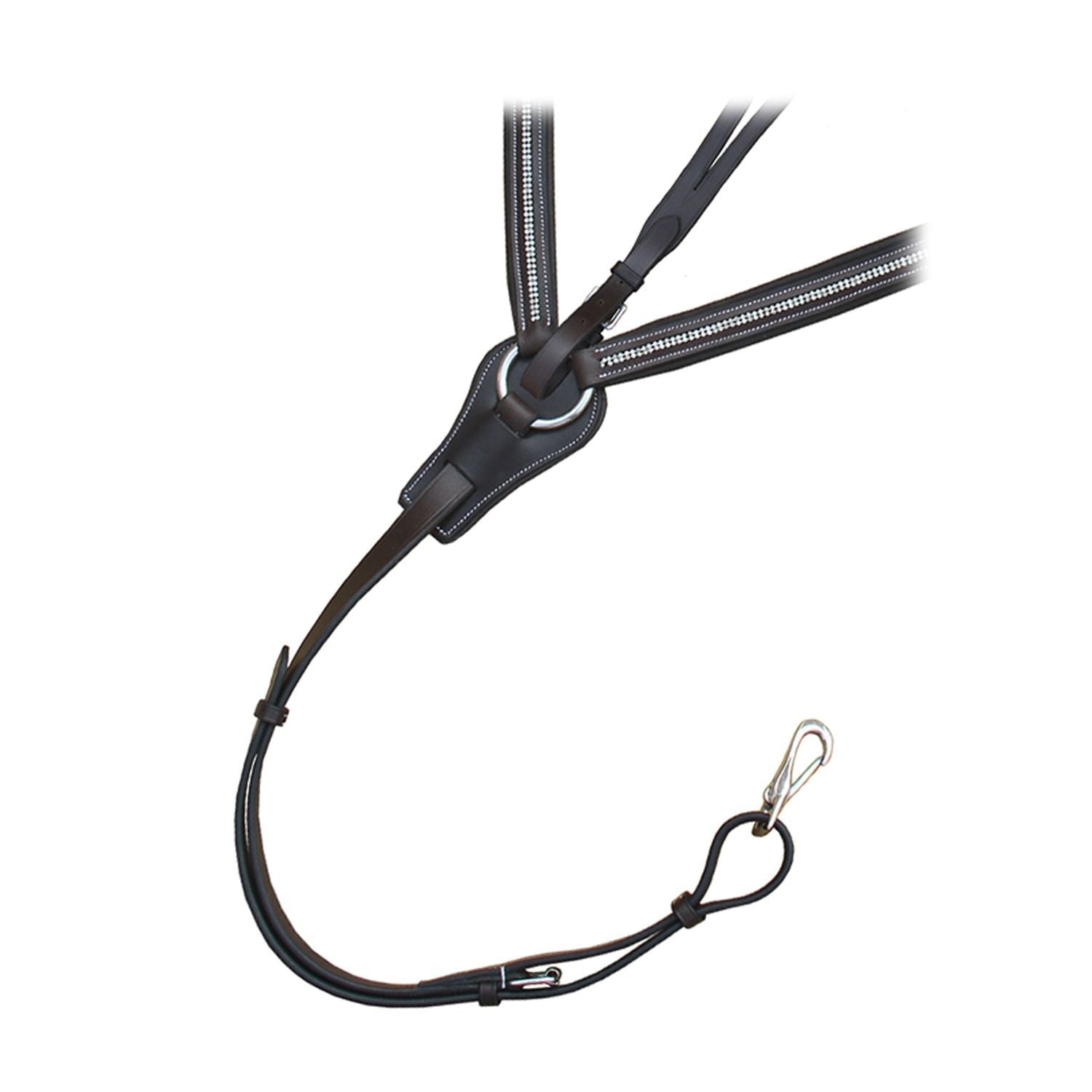 ExionPro 5 Point Bling Breastplate with Elastic & Sheepskin Padding by Bridles & Reins - alternate view 8