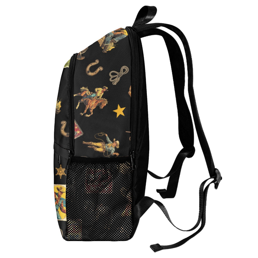 Baha Ranch Vintage Cowboy Collage Western Backpack by Baha Ranch Western Wear - product image 4