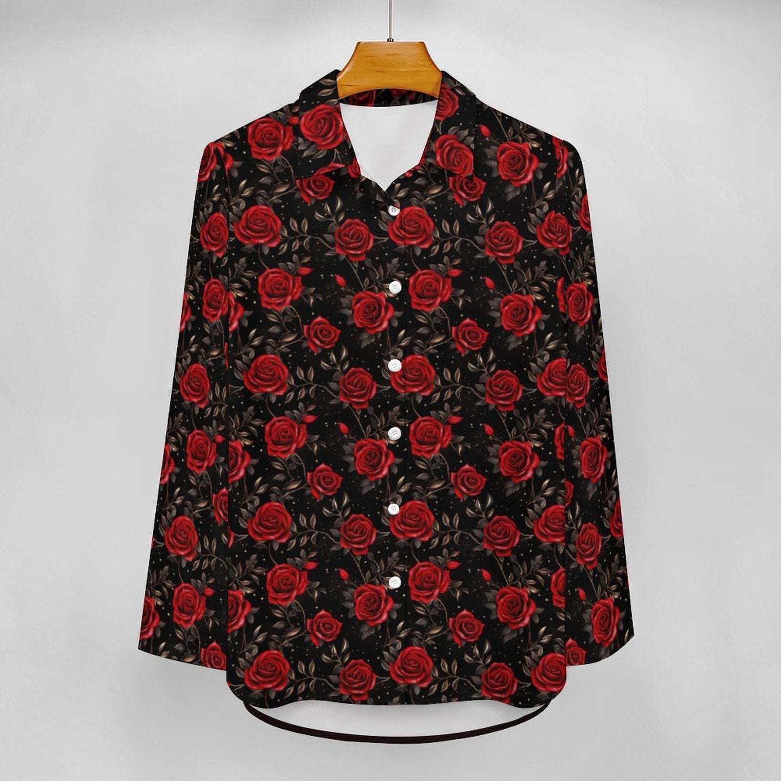 Baha Ranch Colores De Mexico Rose Floral Button Up Blouse by Baha Ranch Western Wear - product image 3