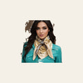Brown and Tan Leaf Wild Rag - Western Scarf