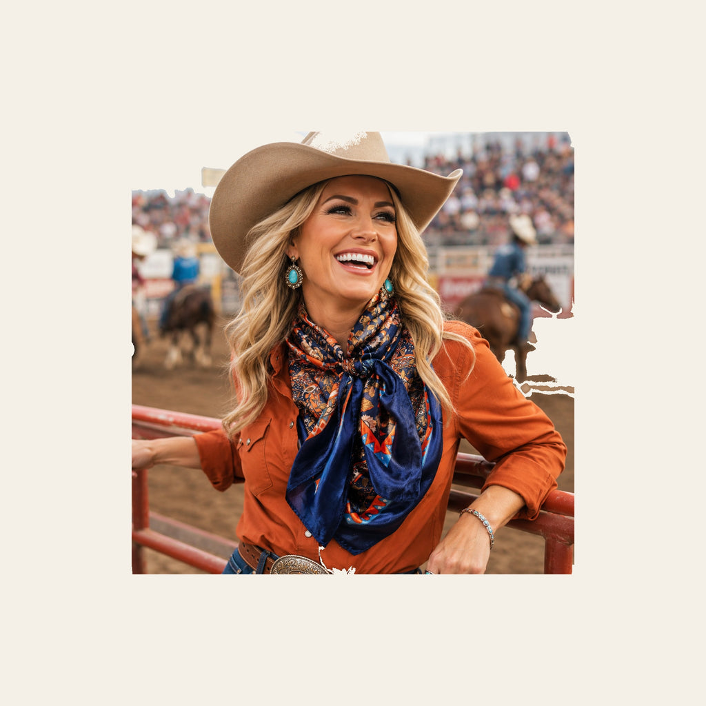 Multi Patterned Wild Rag - Western Scarf