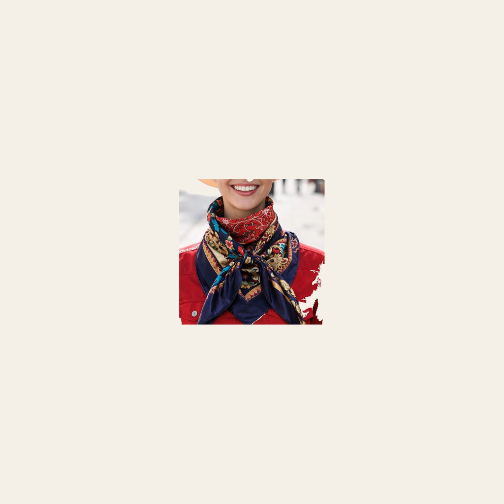 Multi Patterned Wild Rag - Western Scarf
