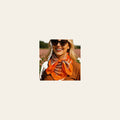 Orange and Brown Paisley Wild Rag - Western Scarf