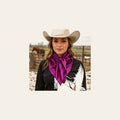 35X35" Purple Jacquard Wild Rag / Scarf WR4088