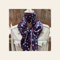 35X35" Red, White & Blue USA Star Wild Rag | Scarf - W186 Slide #WRC3463D