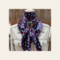 35X35" Red, White & Blue USA Star Wild Rag | Scarf - W238B WRC3463B
