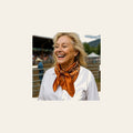 Rust Paisley Wild Rag - Western Scarf