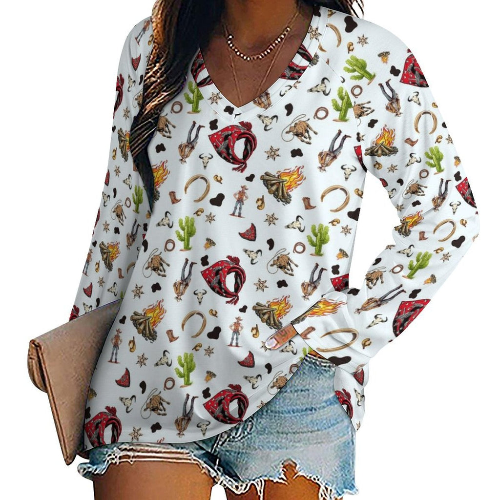 Baha Ranch Western Long Sleeve Top by Baha Ranch Western Wear