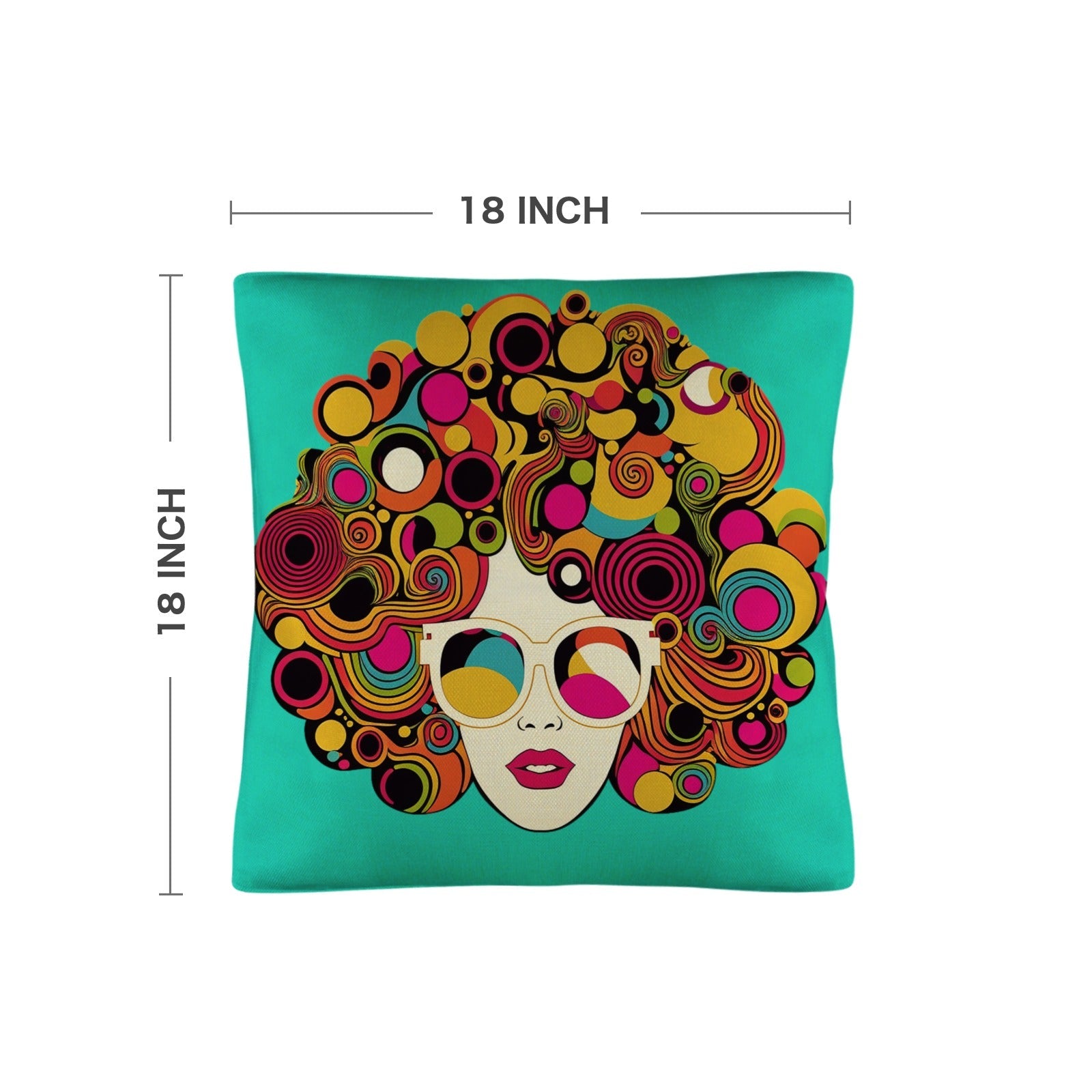 Baha Ranch Disco Girl Pillow Case Made In America by Baha Ranch Western Wear - product image 3