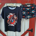 Baha Ranch Rodeo Bronc Women's Western Top and Short Pajama Set by Baha Ranch Western Wear