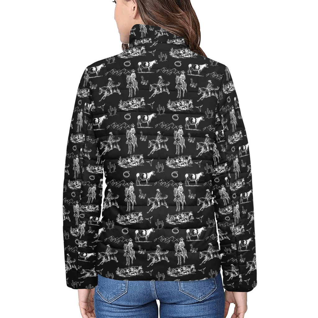 Ranch Life Women's Puffy Bomber Jacket by Baha Ranch Western Wear - product image 2