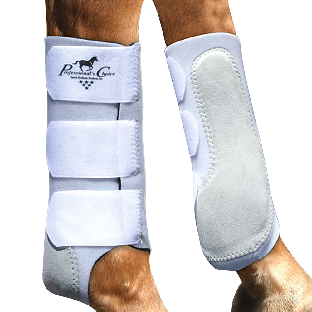 Professional's Choice Easy-Fit Split Boots, Pair — White
