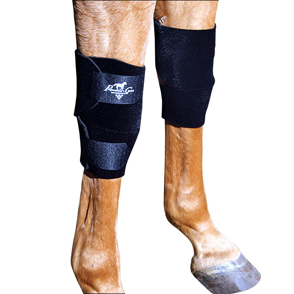 Professional's Choice Protective Knee Boots, Pair — Black