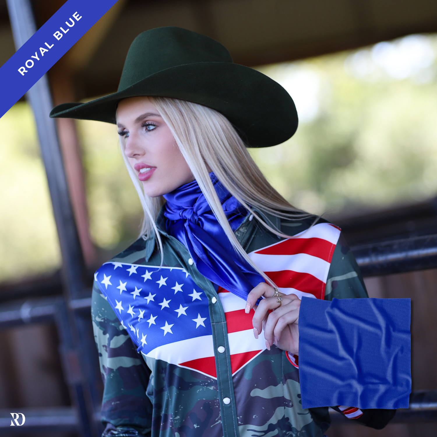 Royal Blue Wild Rag