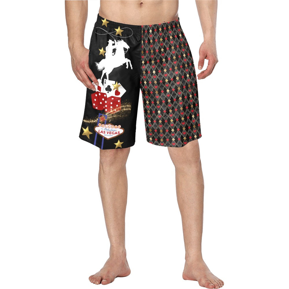 Baha Ranch Rodeo Vegas Men's Western Swim Trunks Shorts by Baha Ranch Western Wear