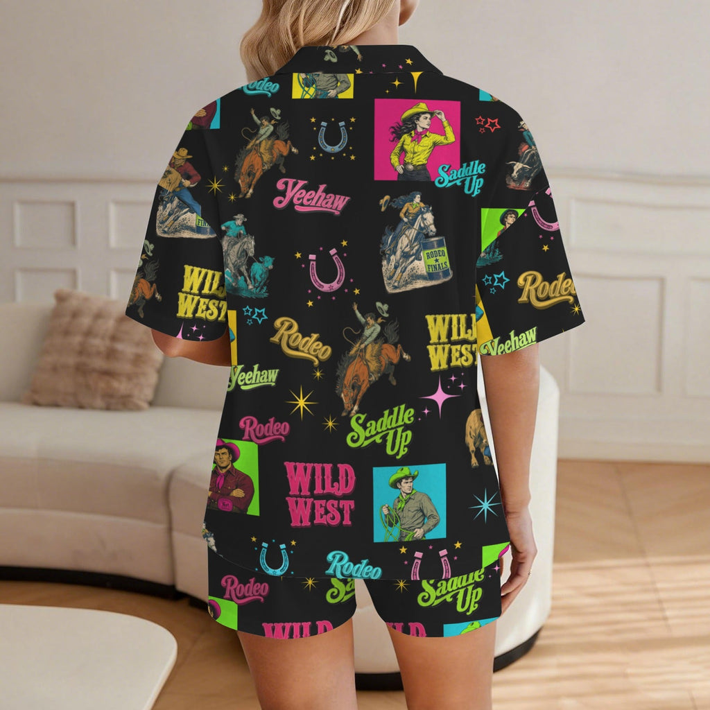 Baha Ranch The Last Roundup Short Pajama Set Made in America by Baha Ranch Western Wear - product image 3