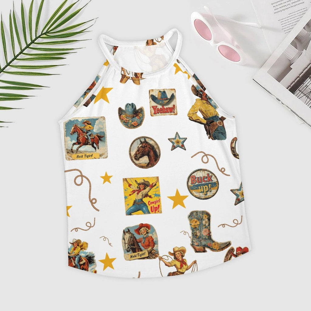 Baha Ranch Vintage Cowgirl Collage Western Tank Top by Baha Ranch Western Wear - product image 2