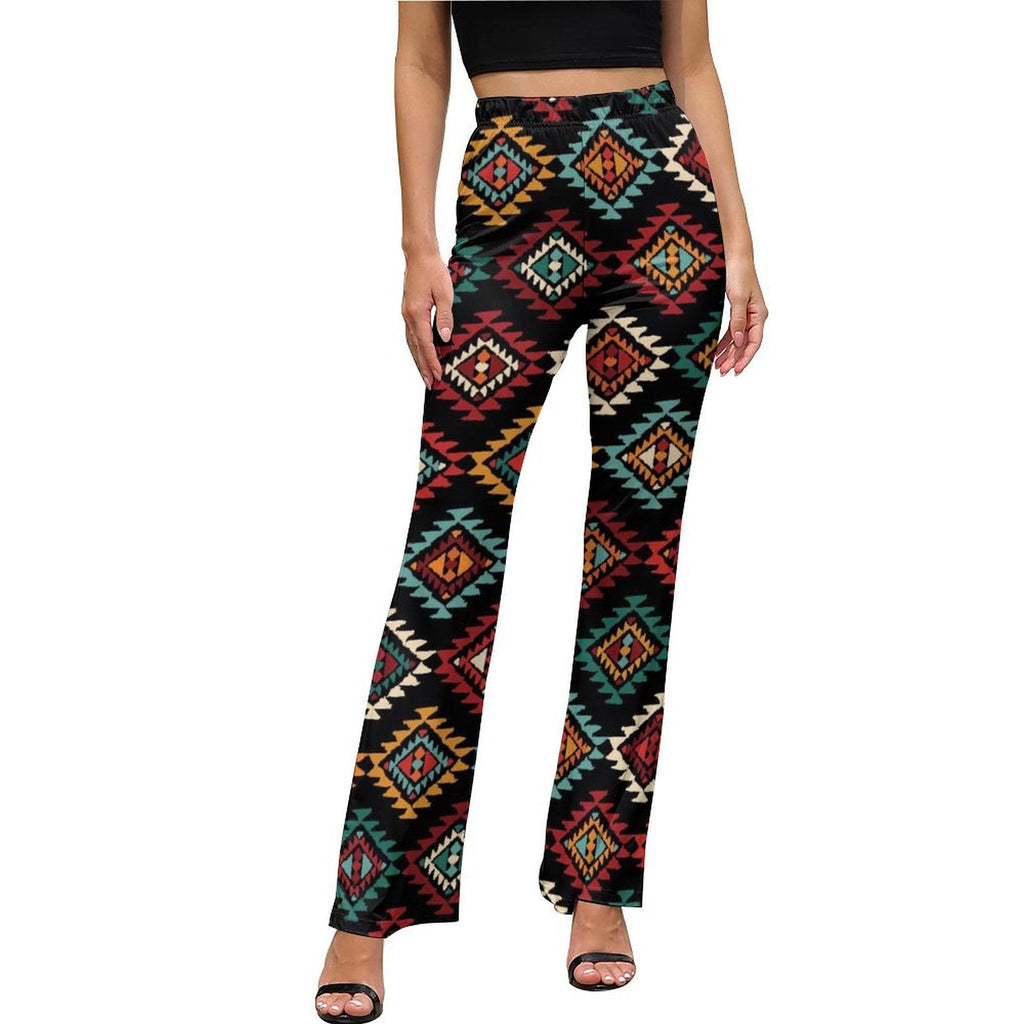 Baha Ranch Colorful Aztec Flare Pants by Baha Ranch Western Wear - product image 4