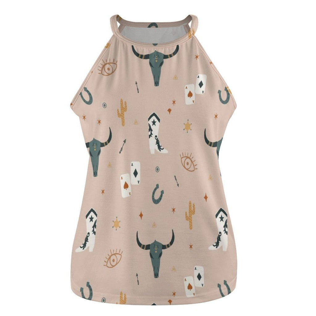 Baha Ranch Cow Skull Western Tank Top by Baha Ranch Western Wear - product image 3