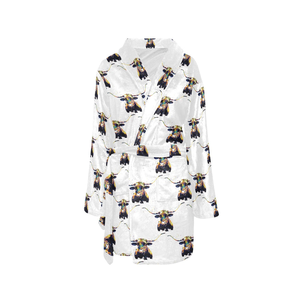 Baha Ranch Longhorn Women's Western Bath Robe by Baha Ranch Western Wear - product image 3