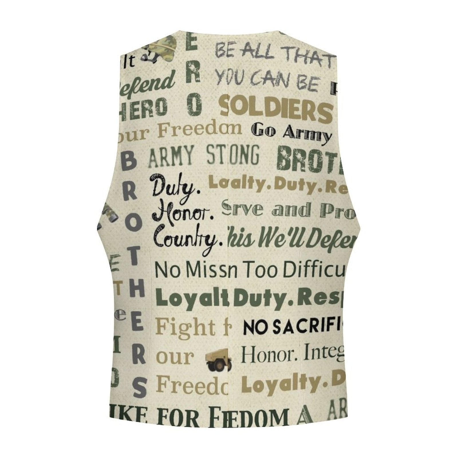Baha Ranch Freedom Patriot Men's Western Vest by Baha Ranch Western Wear - product image 3