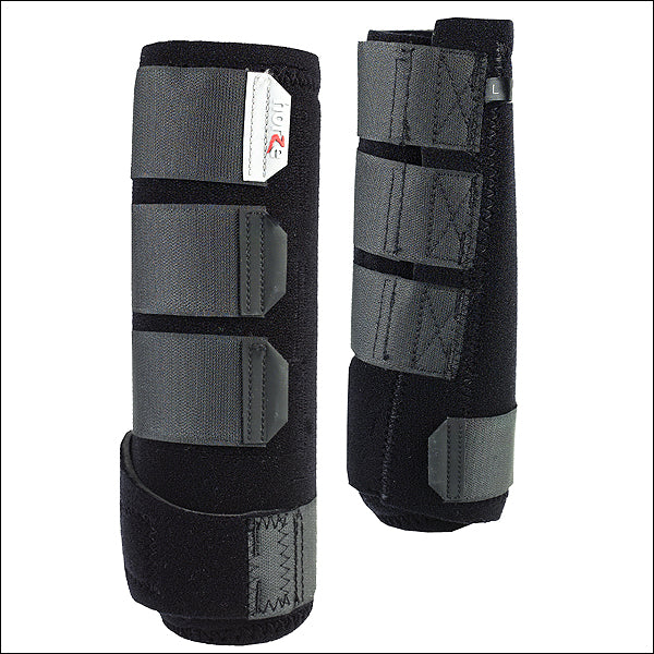Small Black Horze Neoprene Prosoft Leg Sport Boots Shock Absorbing Horse Pair