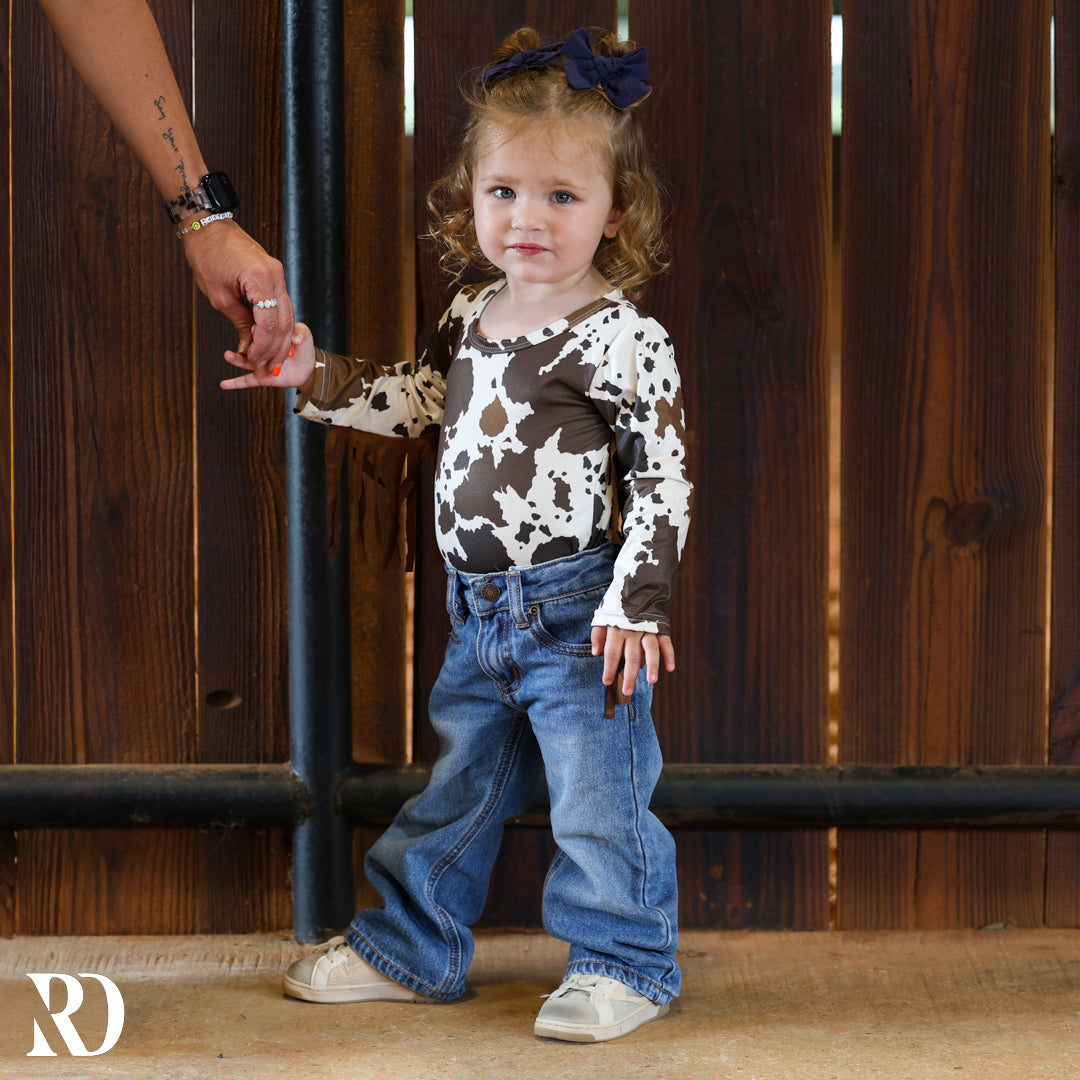 Cattle Drive Fringe Infant / Toddler Bodysuit — view 2
