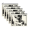 Baha Ranch Black White Cowboy Cosmetic Bag Pack of 5 Made in America by Baha Ranch Western Wear - product image 2