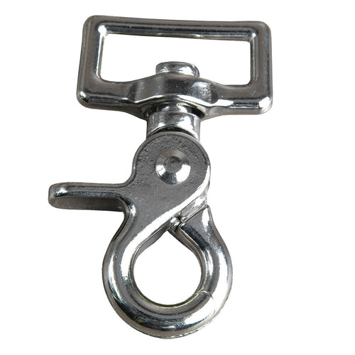 4 Pack 1-1/2 In. Horse Die Cast Trigger Snap Square Eye Nickel Plated