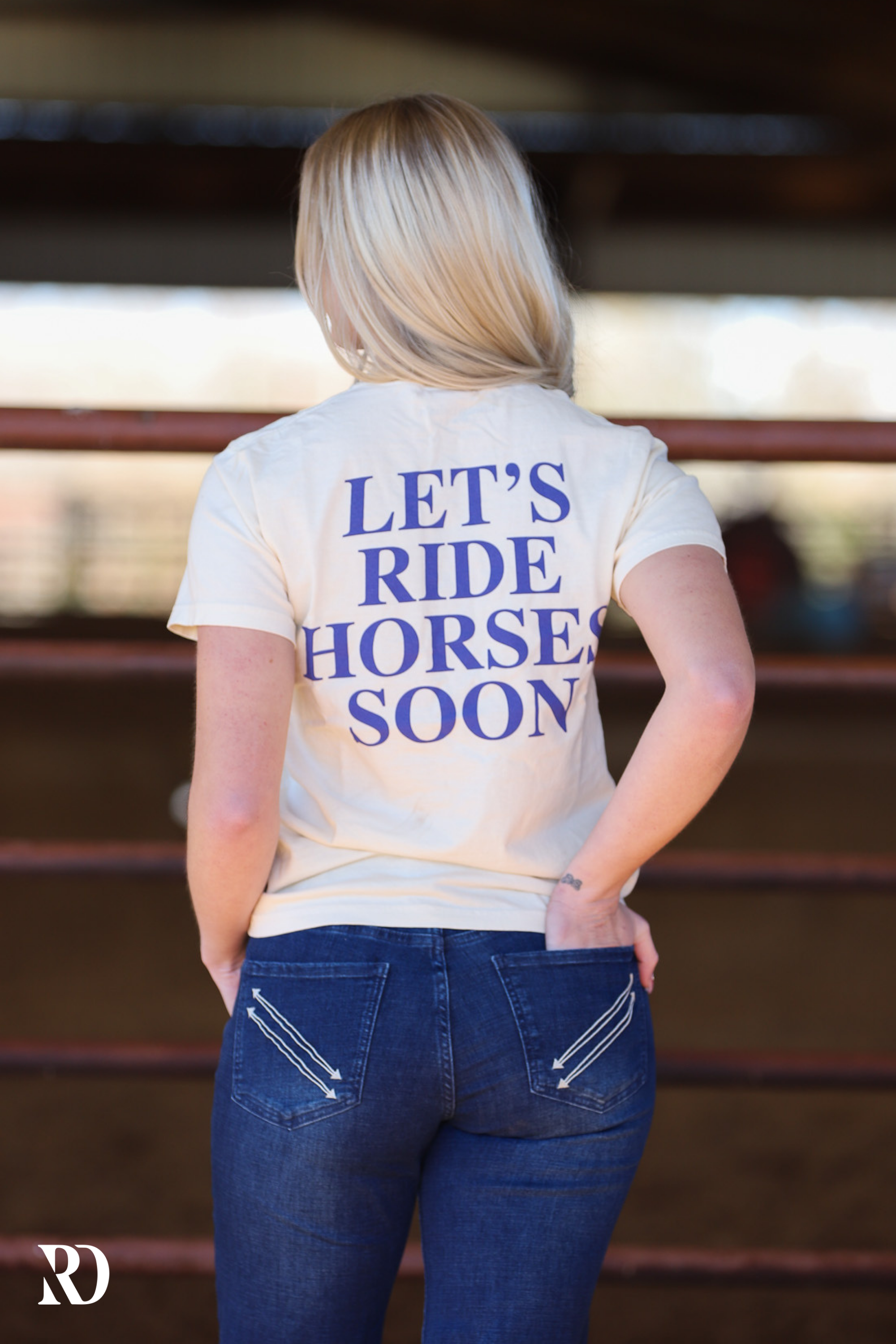 Let's Ride Horses Soon | Tee — view 5