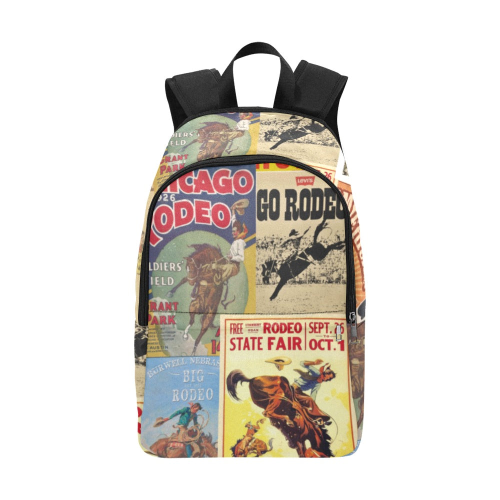 Baha Ranch Vintage Rodeo Poster Backpack by Baha Ranch Western Wear