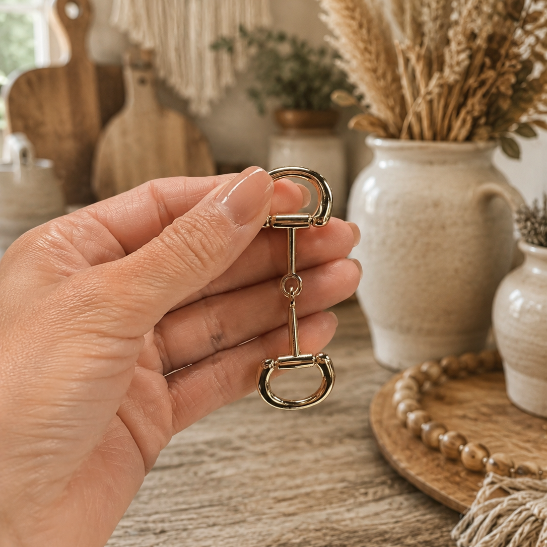 Skinny Mini Gold Snaffle Bit Adapter #TWSN100