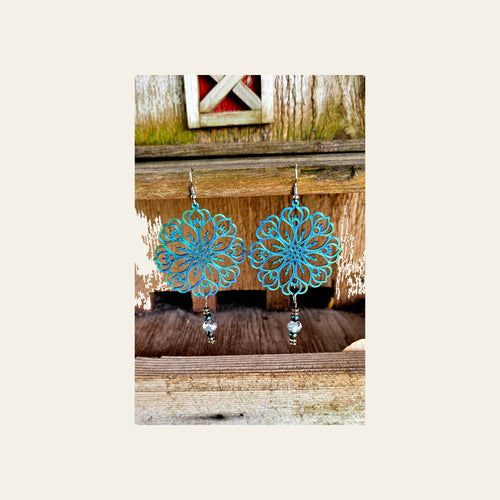 3D Print Boho Earrings Made in America by Baha Ranch Western Wear