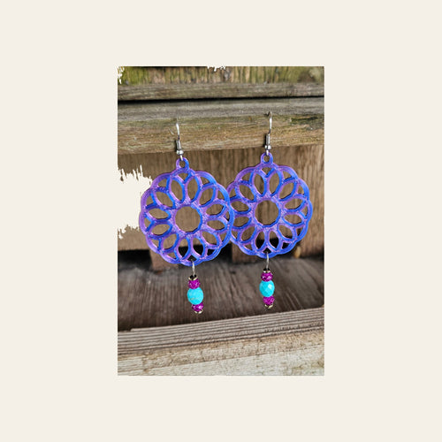 3D Print Boho Earrings Made in America by Baha Ranch Western Wear