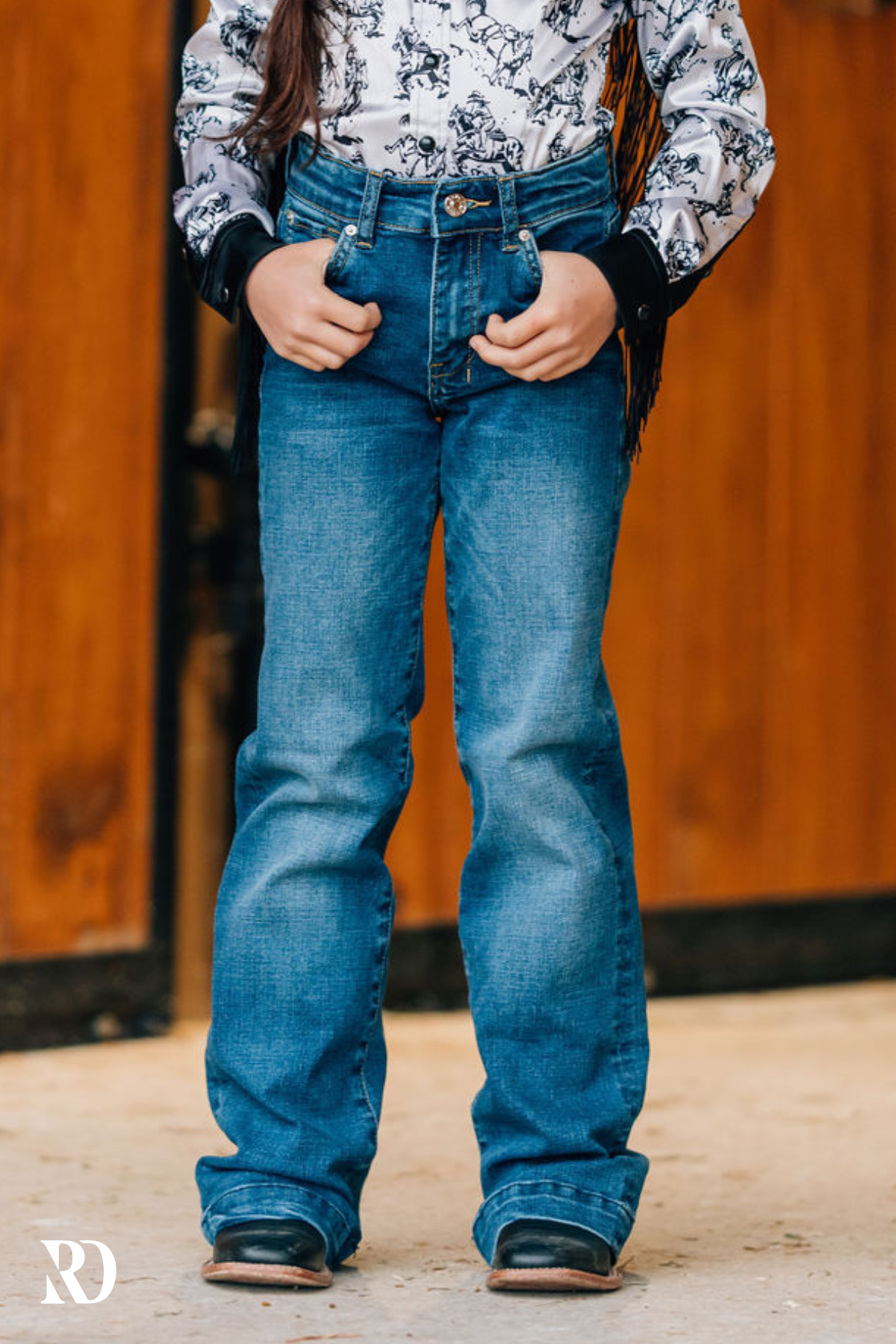 *youth* Signature Trouser- Medium Wash — view 4