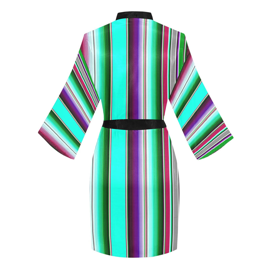 Baha Ranch Turquoise Serape Women's Lounge Kimono Robe by Baha Ranch Western Wear - product image 4
