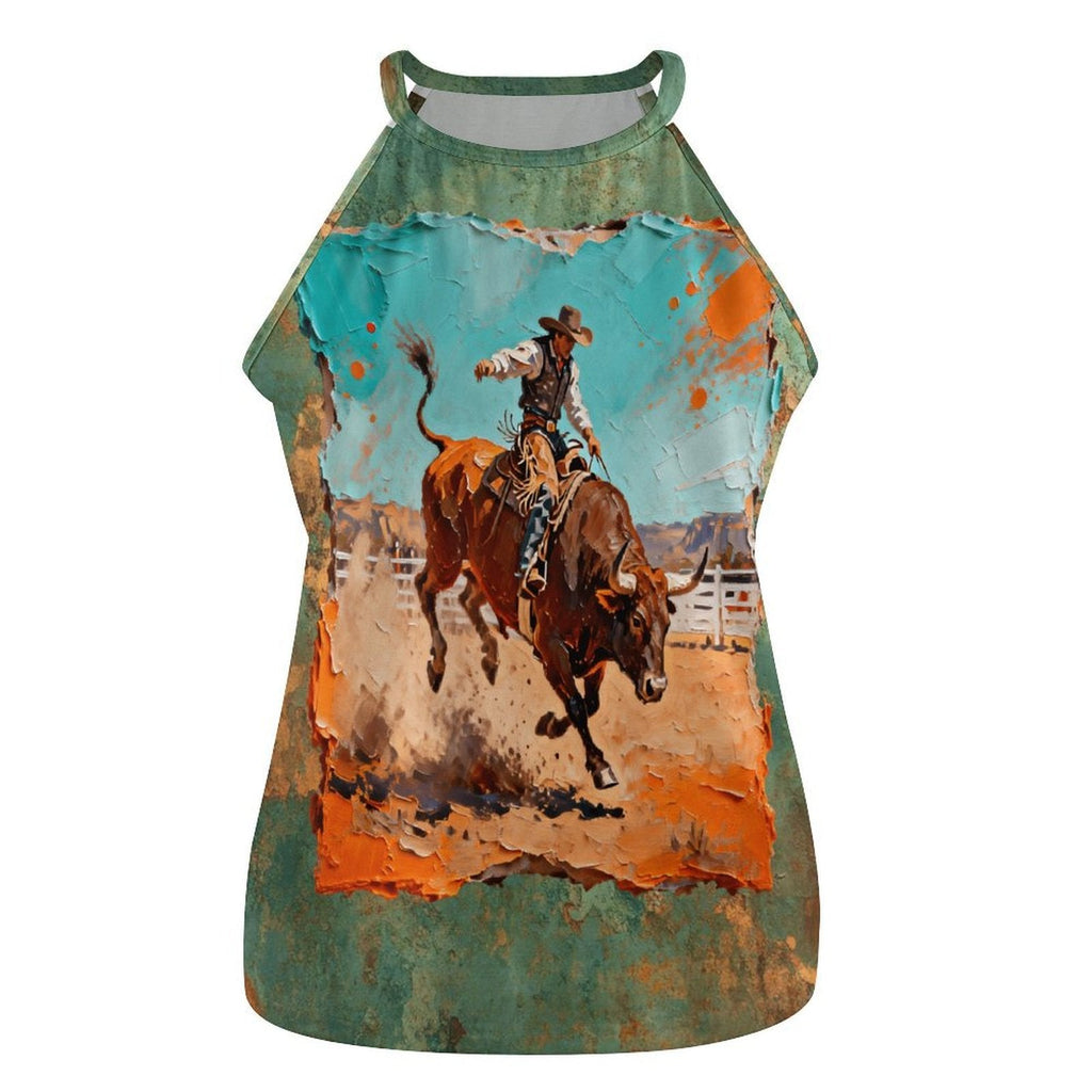 Baha Ranch Eight Second Bull Ride Rodeo Tank Top by Baha Ranch Western Wear - product image 4