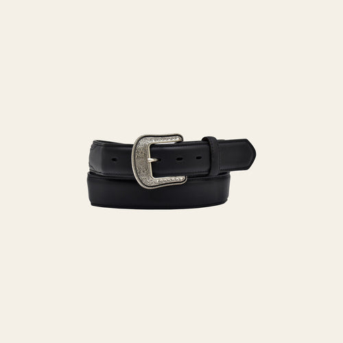3D Belt 1.50 In. Mens Waxy Leather Western Basic Black