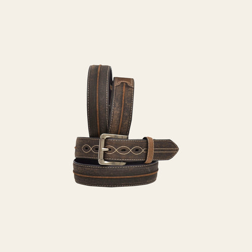 3D Belt 1.50 In. Mens Waxy Leather Western Basic Black