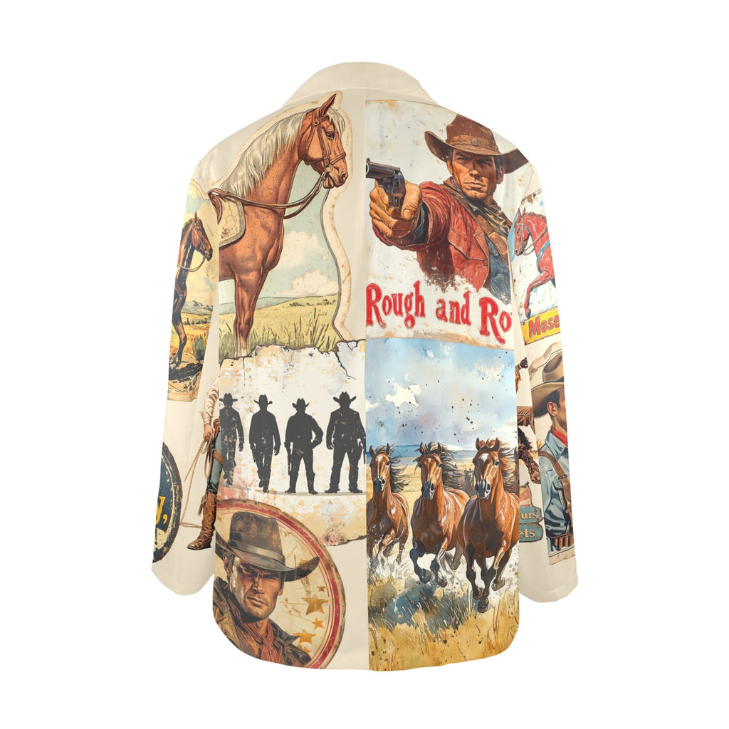 Baha Ranch Old West Cowboy Western Cowgirl Vintage Retro Women's Blazer by Baha Ranch Western Wear - product image 4