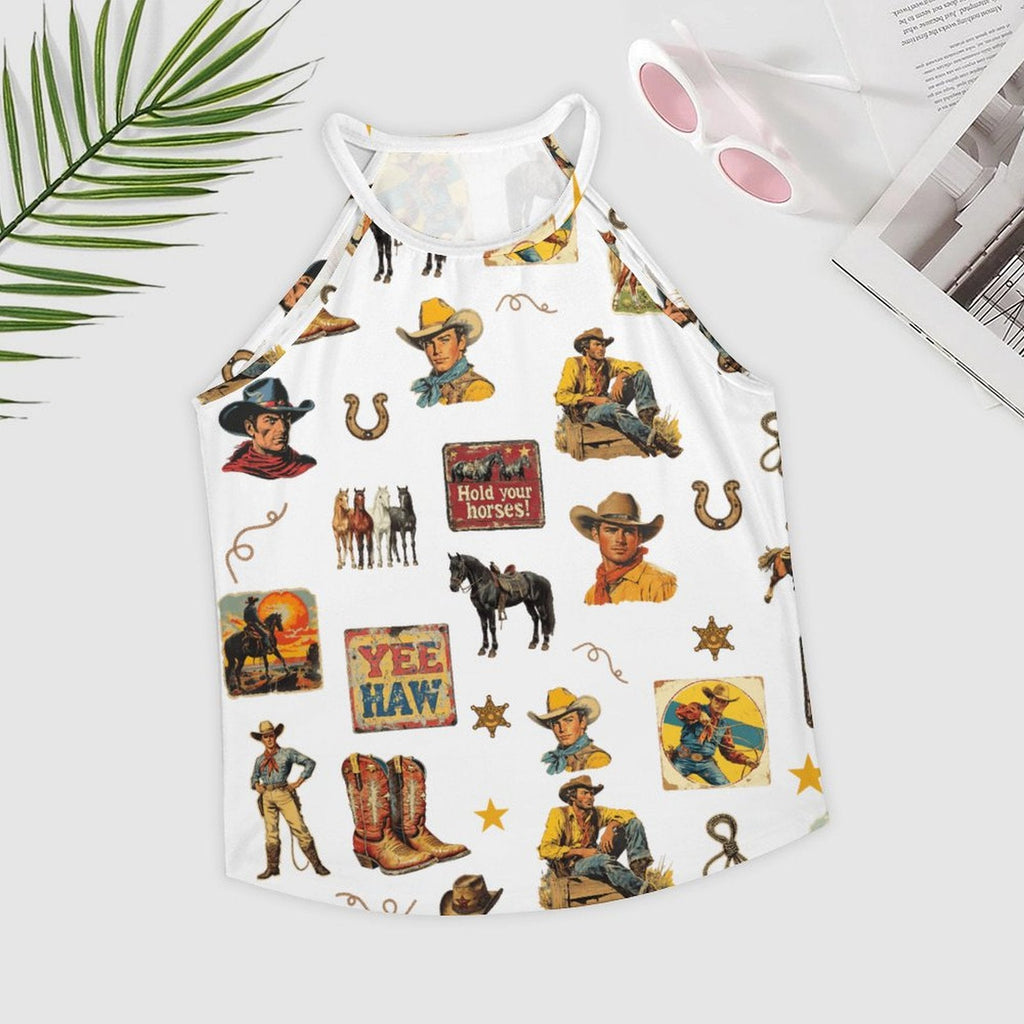 Baha Ranch Vintage Cowboy Collage Western Tank Top by Baha Ranch Western Wear - product image 2