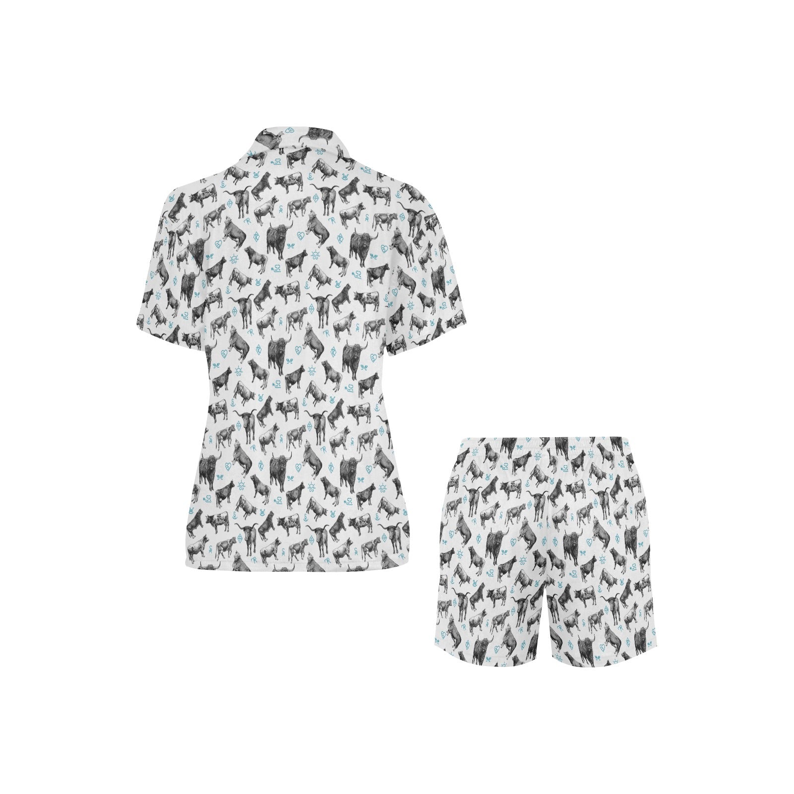 Baha Ranch Cattle and Brands Women's Western Pajama Set by Baha Ranch Western Wear - product image 3