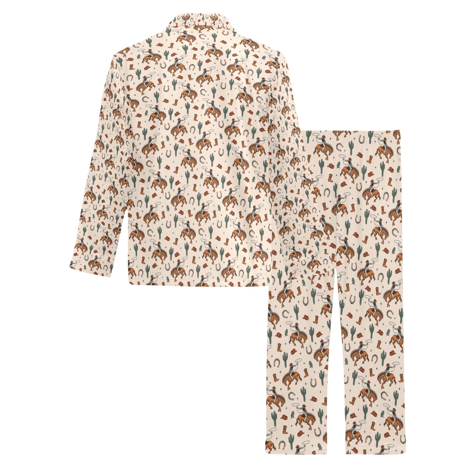 Baha Ranch Rodeo Cowboy Men's Western Pajamas by Baha Ranch Western Wear - product image 4